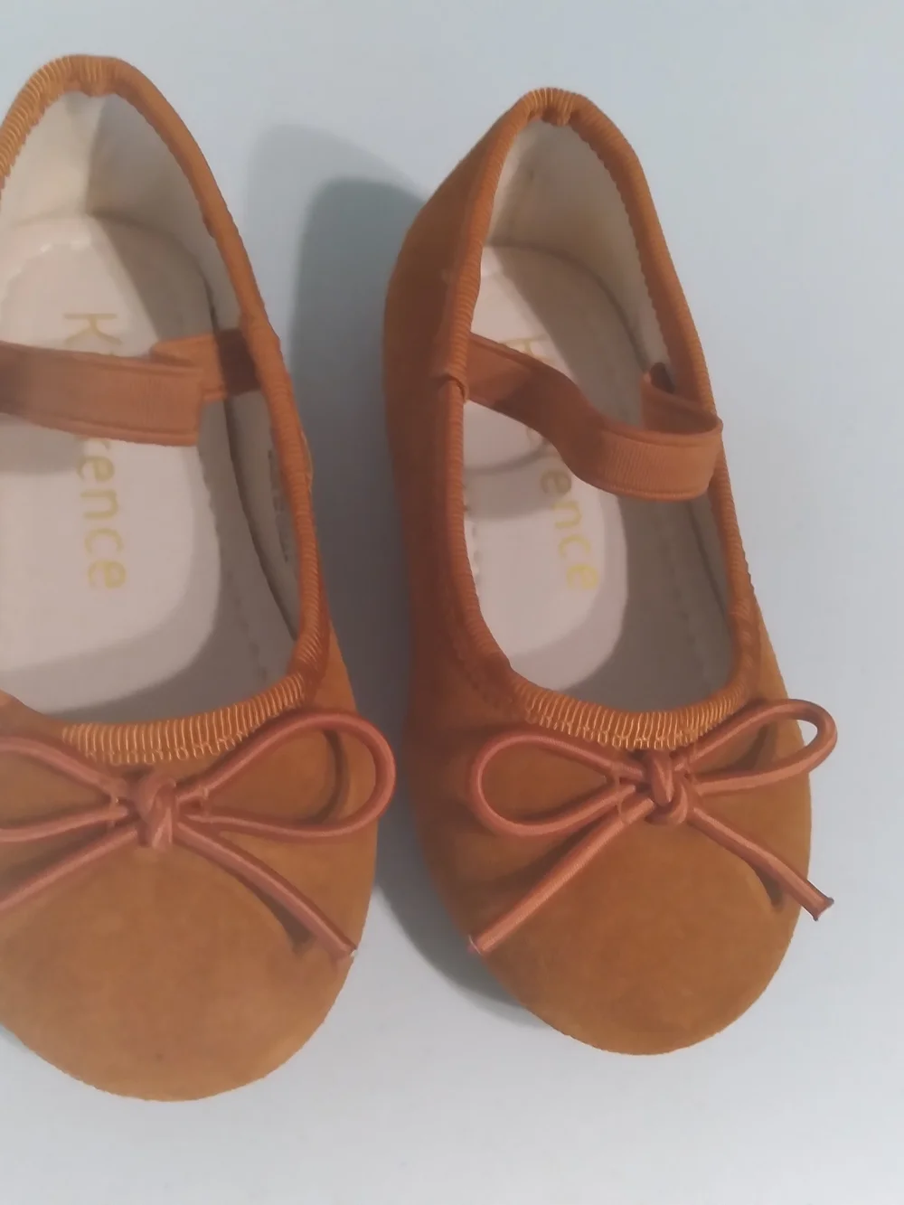 Girl's Fall Brown Ballet Flat with Bow